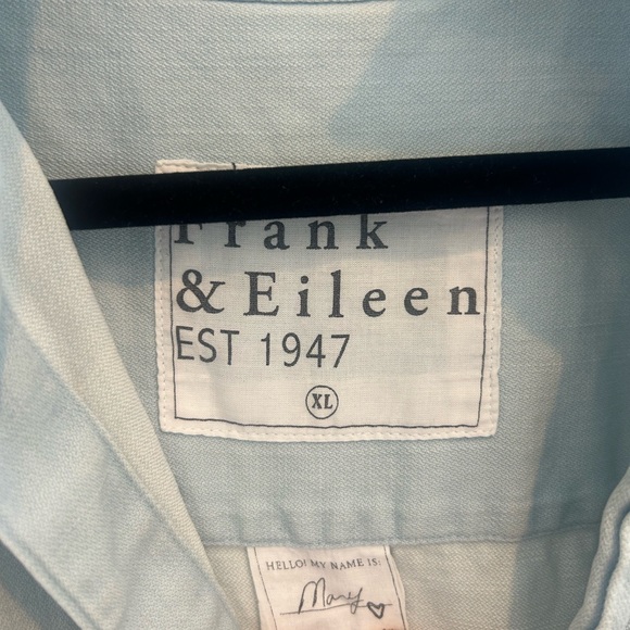 Frank & Eileen Light Blue Distressed Mary Shirt Dress - Picture 4 of 5